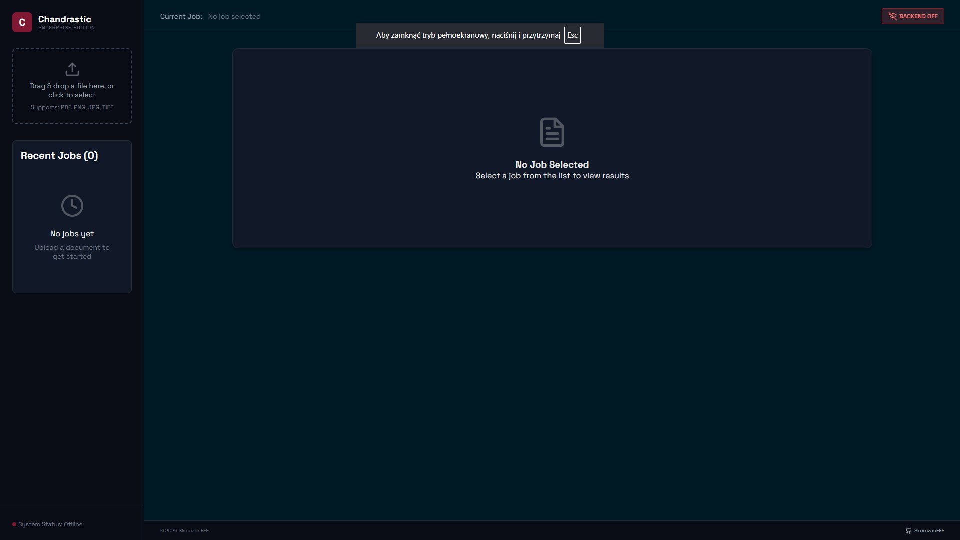 Screenshot of Chandrastic