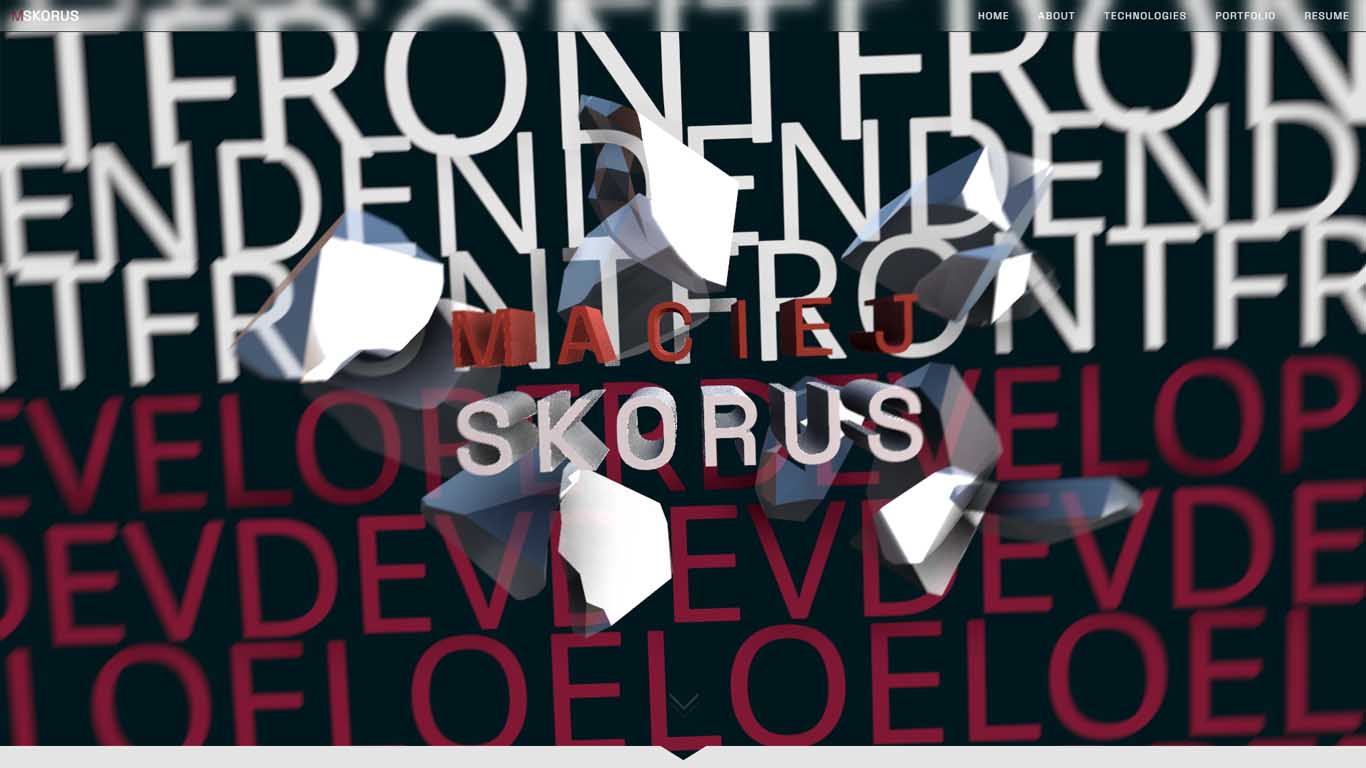 Screenshot of SKOFTWARE - my portfolio